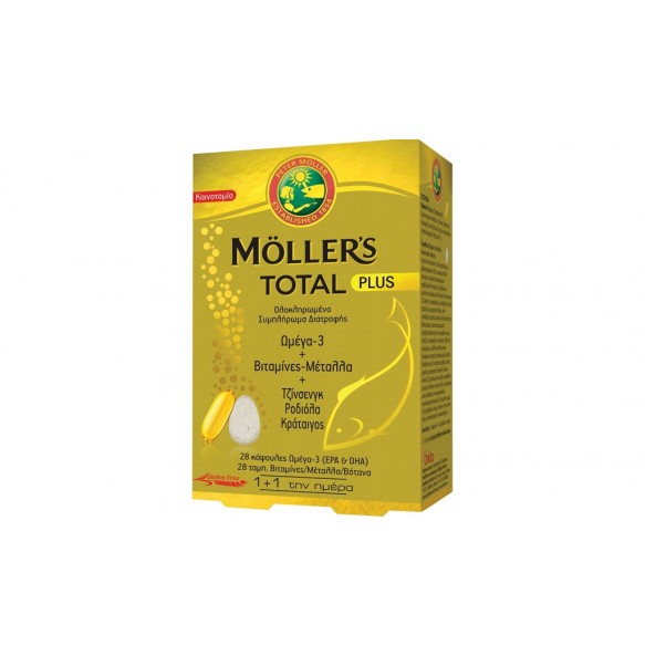 MOLLERS TOTAL PLUS OMEGA-3 CAPSx28+TABSΧ28