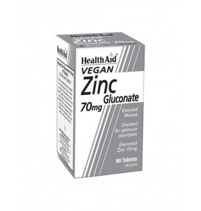 HEALTH AID ZINC 70MG 90TABS