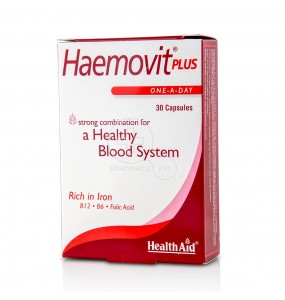 HEALTH AID HAEMOVIT PLUS *30CAPS 