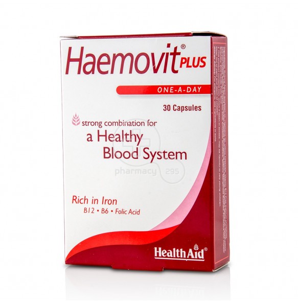 HEALTH AID HAEMOVIT PLUS *30CAPS 