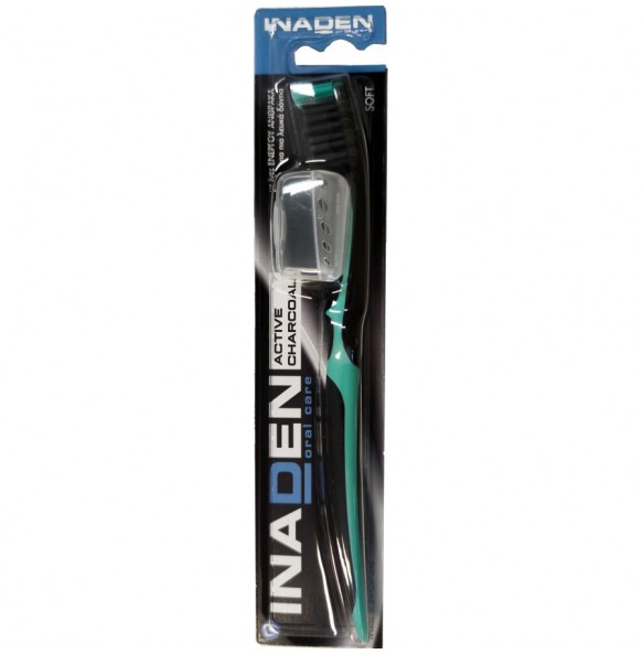 INADEN TOOTHBRUSH ACTIVE CHARCOAL SOFT 