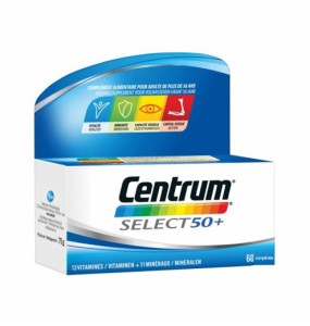 CENTRUM A-ZINC SELECT 50+ *60TABL 